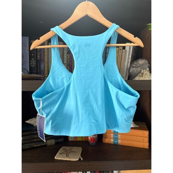 NWT Addison Bay Smooth Arch Sports Bra In Beverly Blue Size XL $68 MSRP - Picture 5 of 7